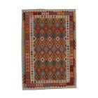 Wool Kilim rug Chobi 207x299 hand woven afghan Kilim rug