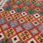 Wool Kilim rug Chobi 207x299 hand woven afghan Kilim rug
