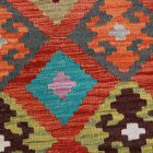 Wool Kilim rug Chobi 207x299 hand woven afghan Kilim rug