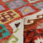 Wool Kilim rug Chobi 207x299 hand woven afghan Kilim rug