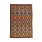 Hand woven Maimana Kilim rug 203x297 cm