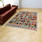 Wool Kilim rug Chobi 164x244 hand woven afghan Kilim rug