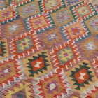 Afghan hand woven Kilim Chobi 202x286 Afghan wool Kilim rug
