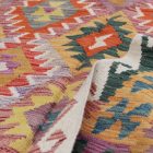 Afghan hand woven Kilim Chobi 202x286 Afghan wool Kilim rug
