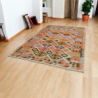 Wool Kilim rug Chobi 189x293 hand woven afghan Kilim rug