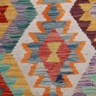 Hand woven Afghan wool Chobi Kilim rug 196x296 cm