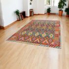 Chobi Kilim rug 210x294 hand woven wool Kilim