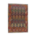 Chobi Kilim rug 210x294 hand woven wool Kilim