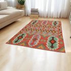 Kilim rug Chobi 195x304 afghan hand woven Kilim