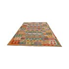 Maimana Kilim rug 201x298 hand woven afghan wool Kilim