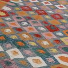 Maimana Kilim rug 201x298 hand woven afghan wool Kilim