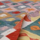 Maimana Kilim rug 201x298 hand woven afghan wool Kilim