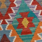 Afghan Kilim rug Chobi 200x295 ethnic hand woven Kilim