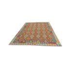 Afghan hand woven Kilim Chobi 204x293 Afghan wool Kilim rug