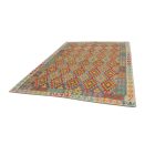Afghan hand woven Kilim Chobi 204x293 Afghan wool Kilim rug