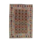 Afghan hand woven Kilim Chobi 202x291 Afghan wool Kilim rug