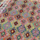 Afghan hand woven Kilim Chobi 202x291 Afghan wool Kilim rug