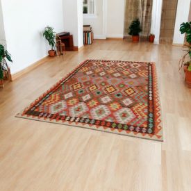 Kilim rug Chobi 200x301 afghan hand woven Kilim
