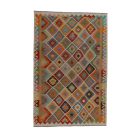Chobi Kilim rug 196x302 hand woven wool Kilim