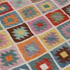 Chobi Kilim rug 196x302 hand woven wool Kilim