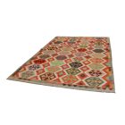 Maimana Kilim rug 205x307 hand woven afghan wool Kilim