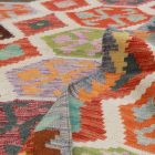 Maimana Kilim rug 205x307 hand woven afghan wool Kilim