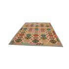 Ethnic Kilim rug Chobi 206x304 hand woven afghan rug