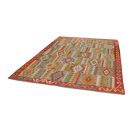 Hand woven Maimana Kilim rug 206x292 cm