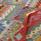 Hand woven Maimana Kilim rug 206x292 cm