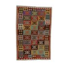 Maimana Kilim rug 196x297 hand woven afghan wool Kilim