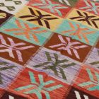 Maimana Kilim rug 196x297 hand woven afghan wool Kilim