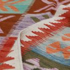 Maimana Kilim rug 196x297 hand woven afghan wool Kilim