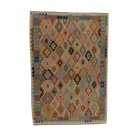 Afghan Kilim rug Chobi 205x297 ethnic hand woven Kilim