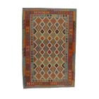 Maimana Kilim rug 202x297 hand woven afghan wool Kilim