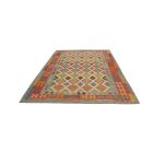 Maimana Kilim rug 202x297 hand woven afghan wool Kilim