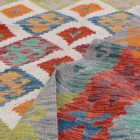 Maimana Kilim rug 202x297 hand woven afghan wool Kilim