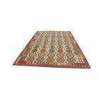 Hand woven Afghan Chobi Kilim rug 203x297 cm