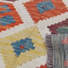 Ethnic Kilim rug Chobi 204x304 hand woven afghan rug