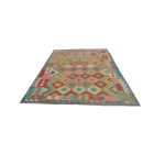 Wool Kilim rug Chobi 203x298 hand woven afghan Kilim rug