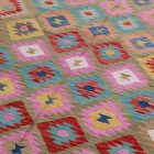 Wool Kilim rug Chobi 203x298 hand woven afghan Kilim rug