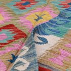 Wool Kilim rug Chobi 203x298 hand woven afghan Kilim rug