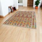 Afghan hand woven Kilim Chobi 205x301 Afghan wool Kilim rug