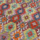 Afghan hand woven Kilim Chobi 205x301 Afghan wool Kilim rug