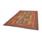 Wool Kilim rug Chobi 204x294 hand woven afghan Kilim rug