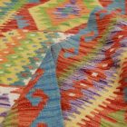 Wool Kilim rug Chobi 204x294 hand woven afghan Kilim rug