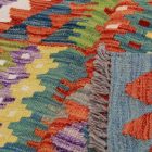 Wool Kilim rug Chobi 204x294 hand woven afghan Kilim rug