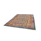 Maimana Kilim rug 216x305 hand woven afghan wool Kilim