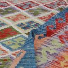 Maimana Kilim rug 216x305 hand woven afghan wool Kilim