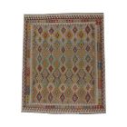Wool Kilim rug Chobi 250x296 hand woven afghan Kilim rug