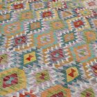 Wool Kilim rug Chobi 250x296 hand woven afghan Kilim rug
